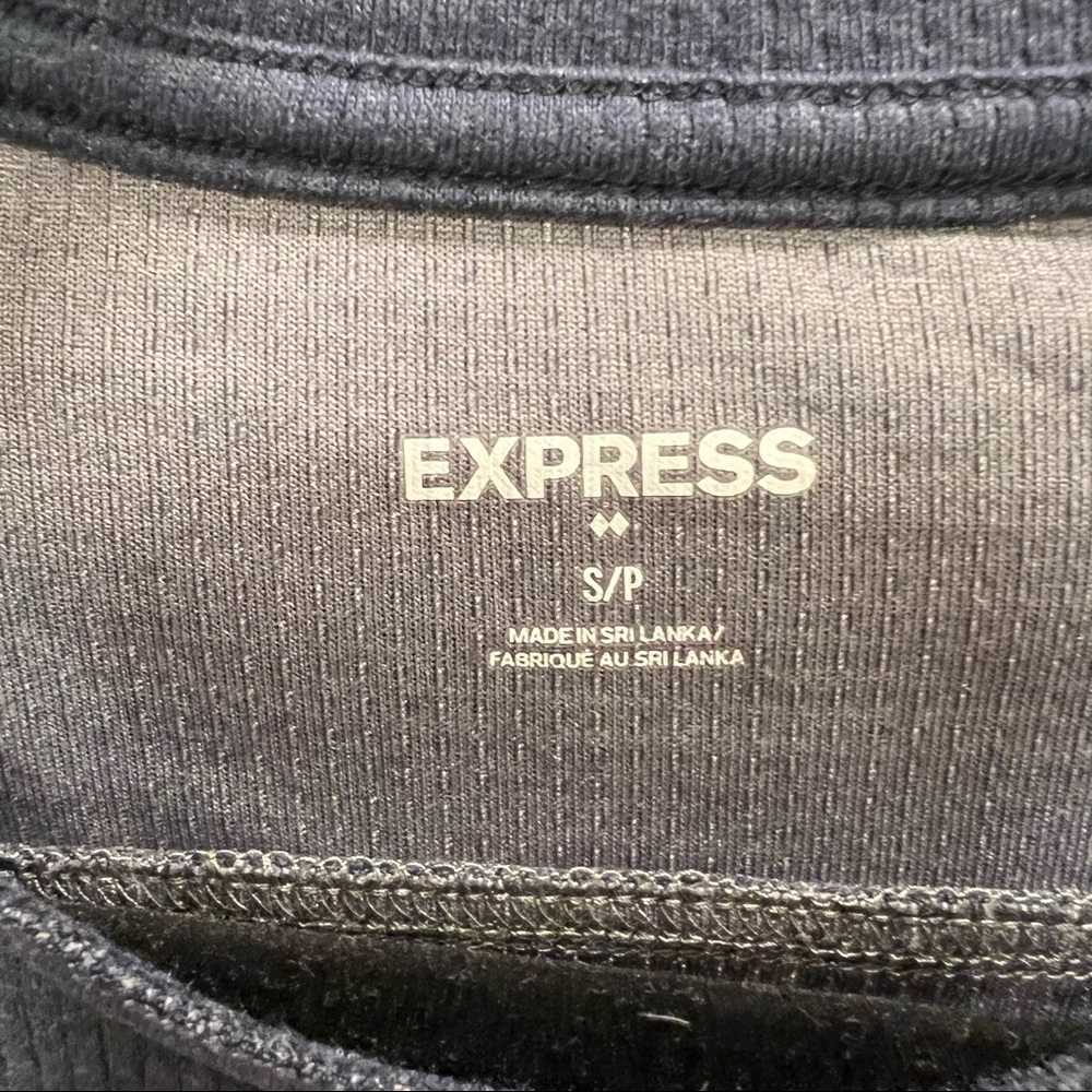 EXPRESS Mens‎ Long Sleeved Essential Crew Neck, Navy, Sm - Picture 5 of 5